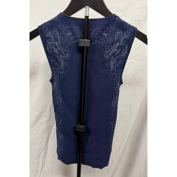 Wolford NWOT‎ $175 Women's Navy OM Sleeveless Seamless Top XS - Image 8