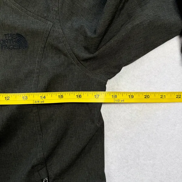 The North Face Women’s Softshell Jacket Size S Olive Green Full Zip Fleece Lined - Image 8