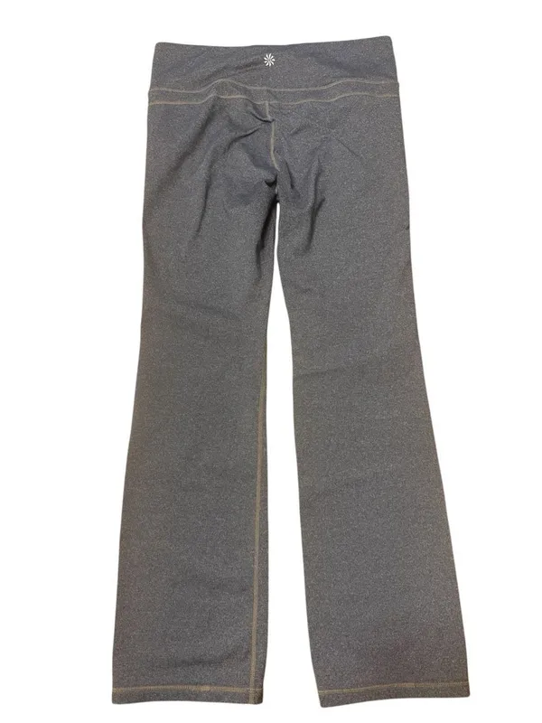 Athleta Womens Straight Up Pant Bootcut Legging Grey Yoga Stretch Size Large Pet - Image 2