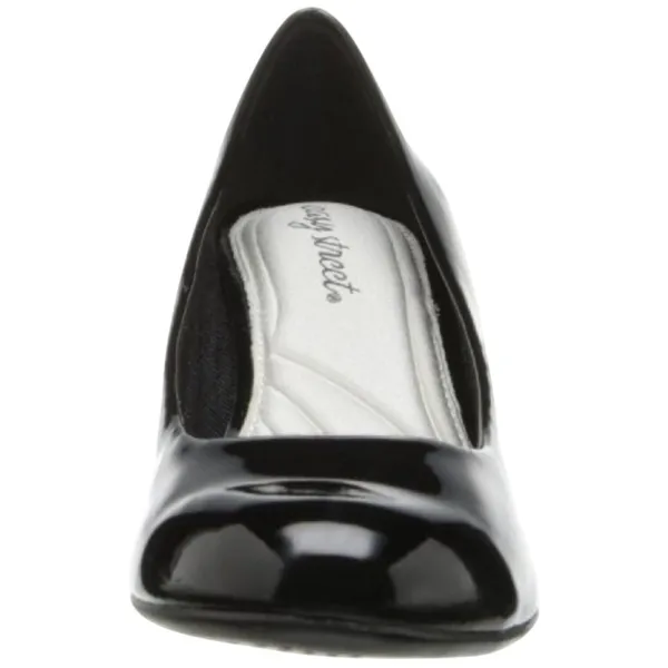 NWT Easy Street Womens Passion Dress Pump Heels PASSION Black Patent 7M - Image 2