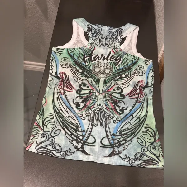 Harley Davidson tank y2k sz m 1024d Size M - Image 3