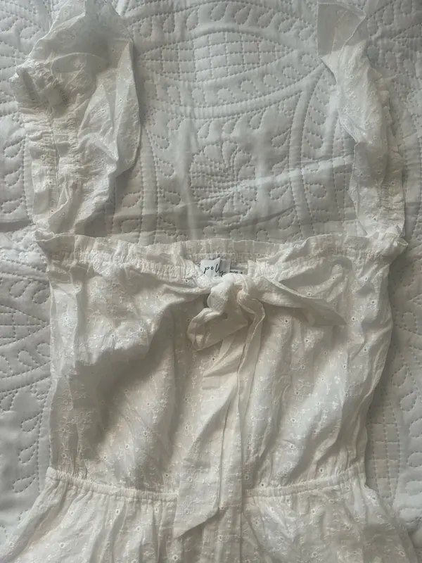 Princess Polly White Eyelet Dress - Image 3