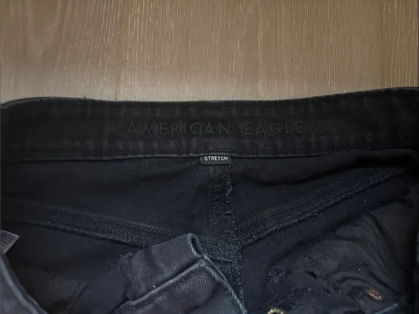Black American Eagle Shorts - Image 3