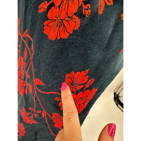 Anthropologie Conditions Apply Floral Maxi Slip‎ Dress XS Tropical Ombre Resort - Image 13