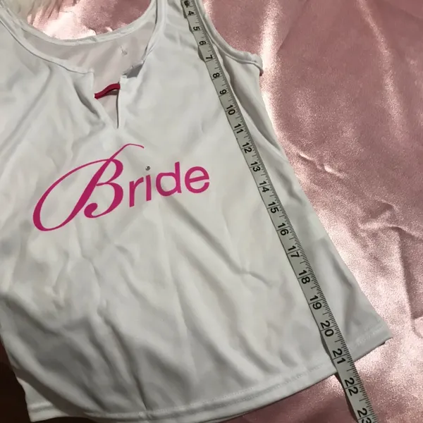 Cutest BRIDE Barbie tank - Image 8
