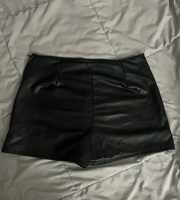 Altar'd State Vegan Leather Skort - Image 5