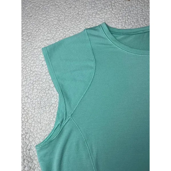 Lululemon Hiking Tank Top Womens 6 Mint Green Cropped Pocket Outdoors - Image 6
