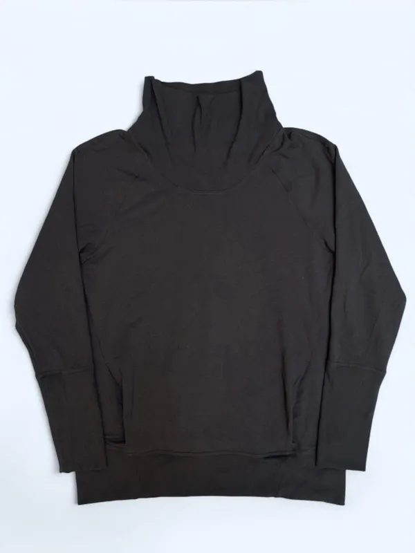 Lululemon High Lines Pullover sweatshirt black streetwear loungewear activewear - Image 5