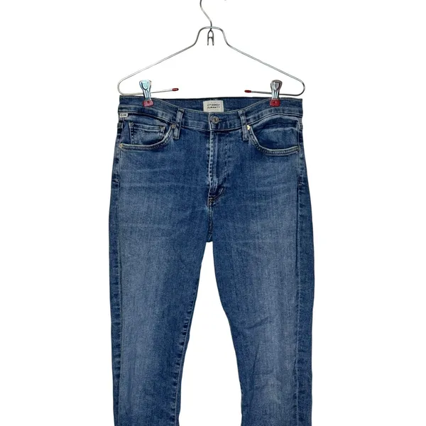 Citizens of Humanity Women's Jeans Skyla Skinny Pockets Mid-Rise Denim‎ Blue 28 - Image 9