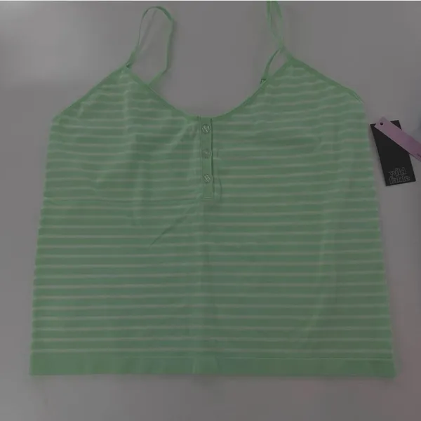 2 Wild Fable Seamless Striped Camisole & Solid Tank Top Beachy Summer Tops Large - Image 11
