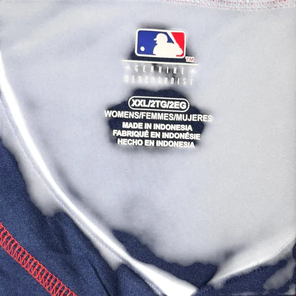 MLB Minnesota Twins Womens Baseball Jersey Shirt Navy Blue White XXL NWT READ - Image 3