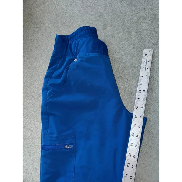 Figs Women's Zamora Blue Skinny Jogger Scrub Pants Size‎ Small - Image 9