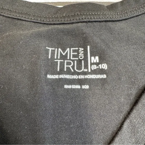 Time and Tru Women's Bridesbabe Tee Black Light Blue Medium Wedding Shirt - Image 5