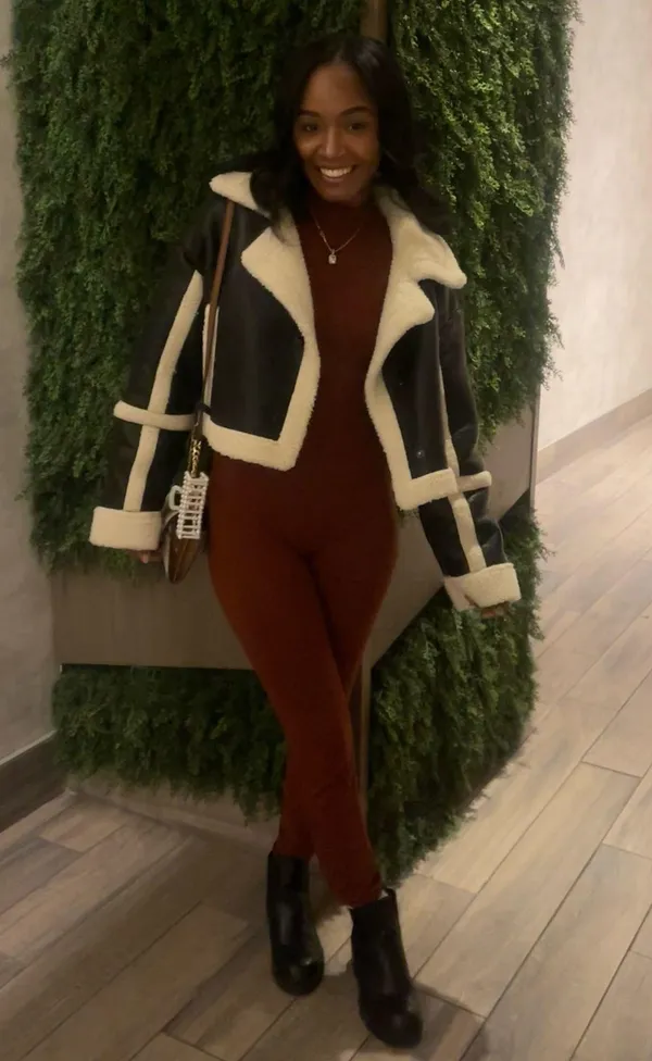 Black fur jacket - Image 6