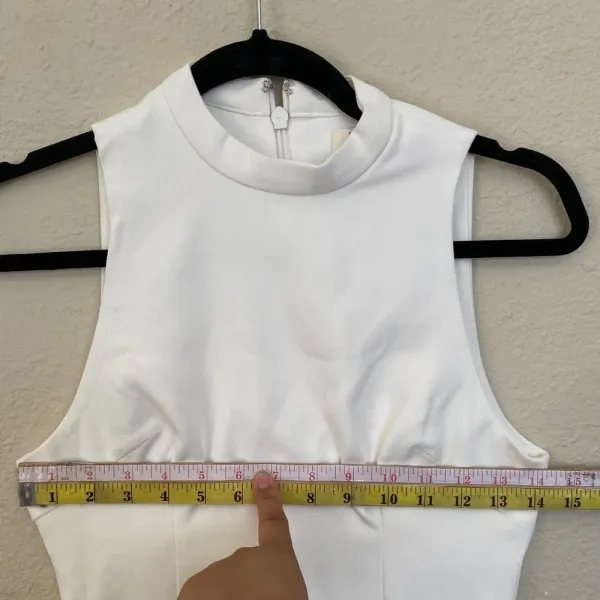 HOUSE OF CB 'Charlize' White‎ Crystal Trim Dress/Size XS NWOT - Image 15