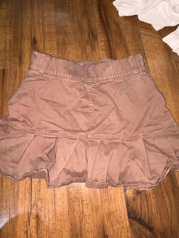 Hollister Brown Skirt Mini - Image 3
