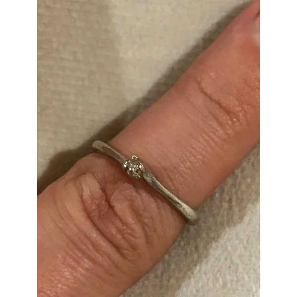 Ring band 925 sterling silver unique cute size 6 - Image 3
