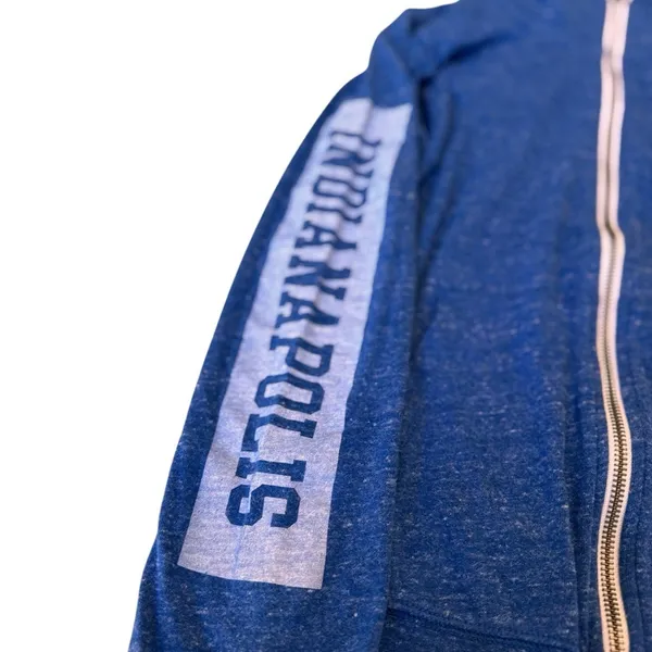 Nike NFL Indianapolis Colts Dri-FIT Full Zip Hoodie Blue Women’s XS Athletic EUC - Image 9