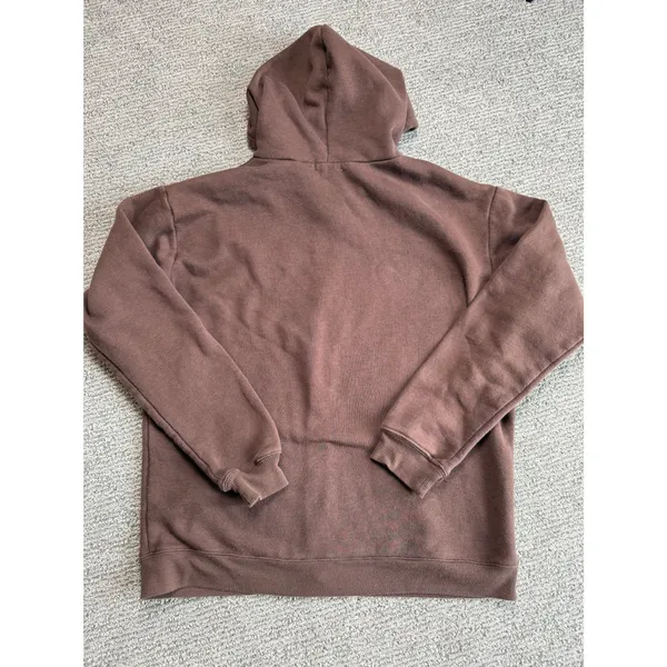 Full Tilt Womens Brown Zip Up Hoodie Fleece‎ Sweatshirt Chocolate Brown Size M - Image 2