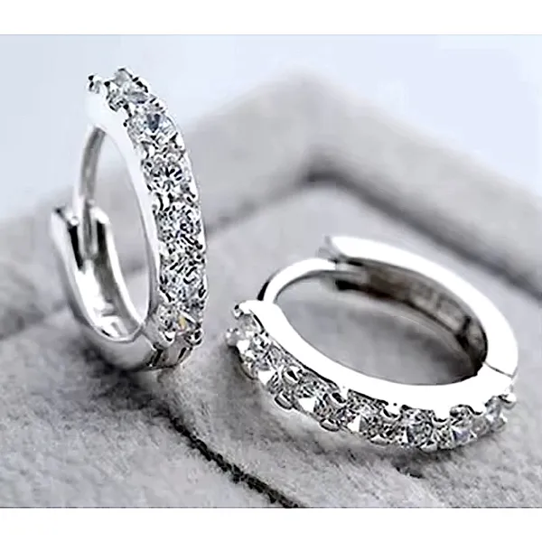 Huggie Hoop Earrings |‎ 925 Sterling Silver - Image 11