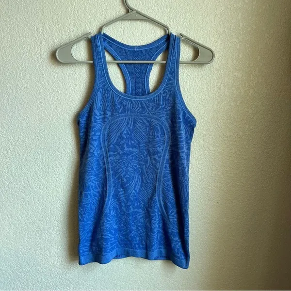 Lululemon Swiftly Tech Racerback Heathered Harbor Blue - Image 10