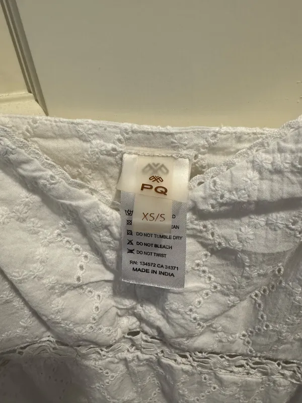 Pq swim mini dress White Size xs/s - Image 3