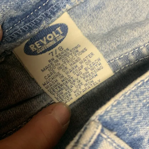 Vintage 90’s Y2K Revolt Flare Carpenter Jeans Size 7/8 - Image 8