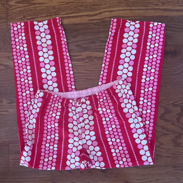 Vintage 2000’s Victoria’s Secret PINK Polka Dots Pajama Pants PJs Size Large i - Image 8