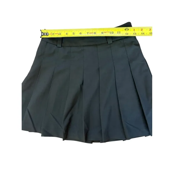 Aritzia Sunday Best Black Pleated Mini Skirt School Girl Prep Womens Size 2 - Image 8
