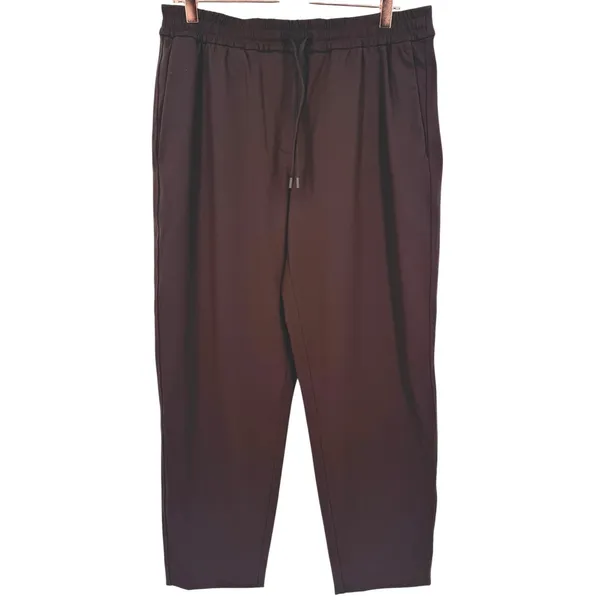 Lululemon Womens Tapered-Leg Mid-Rise 7/8 Pant Brown Luxtreme Size Medium W5FWDS - Image 6