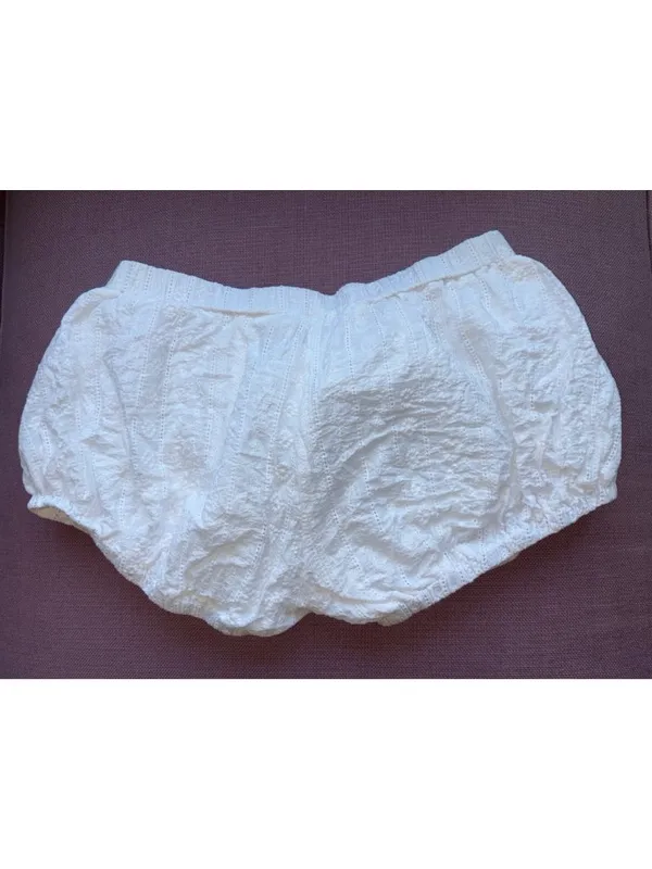 Amelie Teje Paiges Bloomers Short in Ivory Medium New Womens Hot Shorts - Image 7
