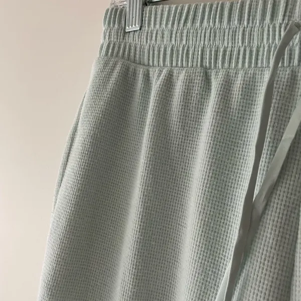 Victoria’s Secret Light Blue Glow‎ Waffle Henley Jogger Lounge Pants - Image 5