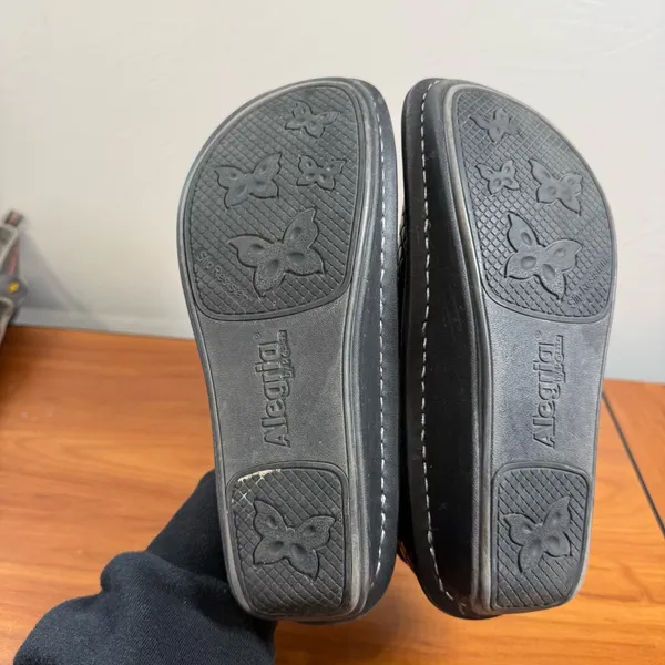 Alegria Debra Clog Slip On Professional Comfort Shoe‎ Patent Leather Black 36 - Image 6