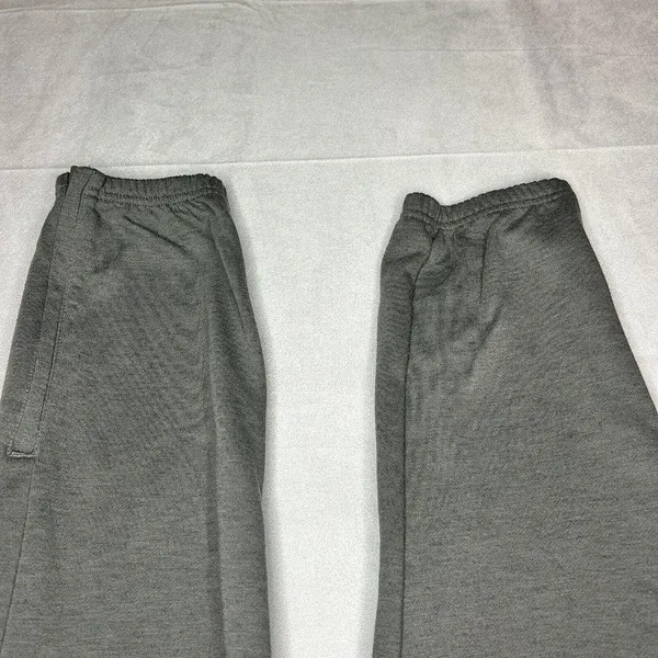 Nike Jogger Pants Gray Dri-Fit Zip Ankle Tapered Athleisure Sz M (30x28.5) - Image 3