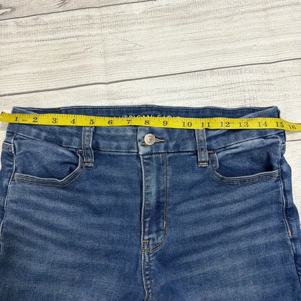 American Eagle Outfitters Jeans Women's Size 10 curvy hi rise next level stretch - Image 8