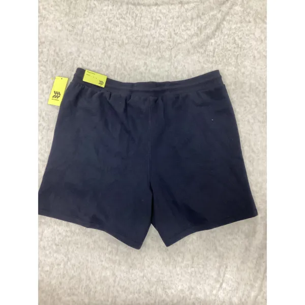 All in Motion Womens Fleece Shorts Dark Blue Size L NWT 041 01 2055 - Image 5