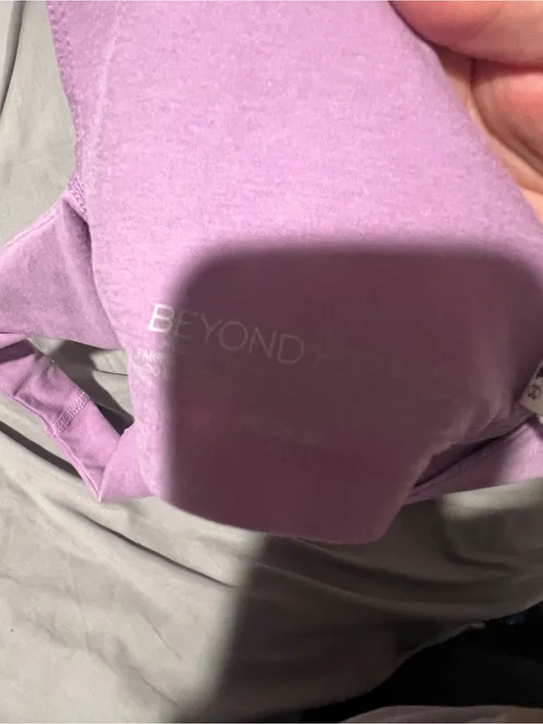 Beyond Yoga Purple Crop Tank Top Sports Bra High Neck xs - Image 8