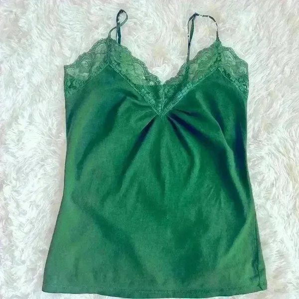 Old Navy Green Tank Top Size M (D5) - Image 4