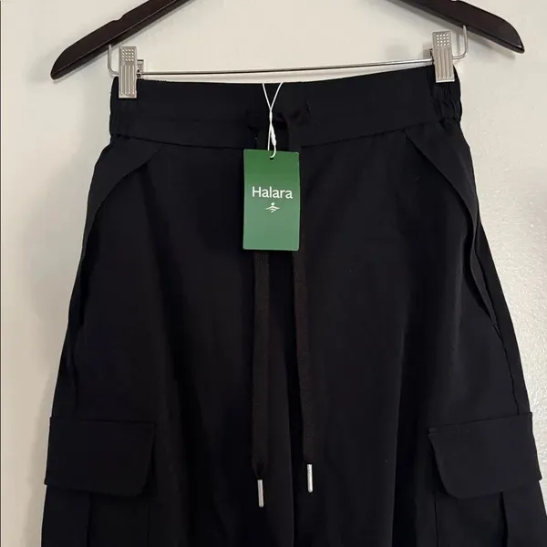 HALARA  Black Cargo Pants NWT - Image 2