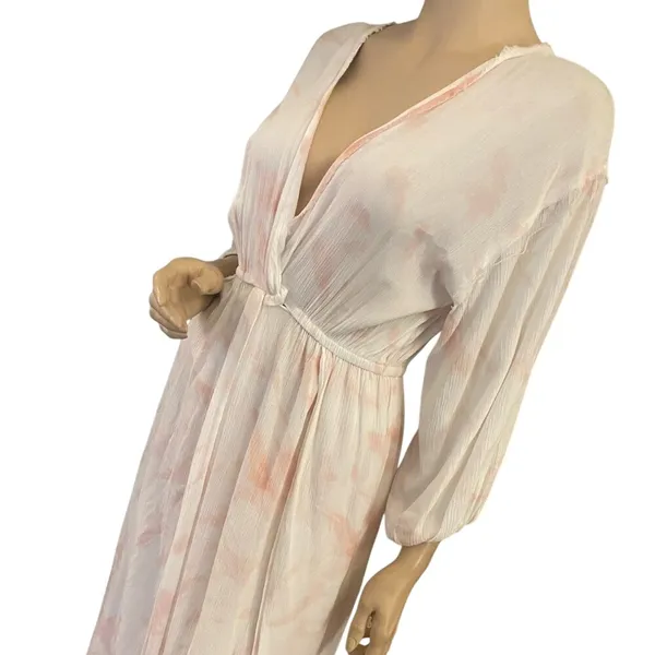 South Boutique Pink & White Maxi Dress Cruise / Beach Wear‎ Sz S Nwt - Image 10
