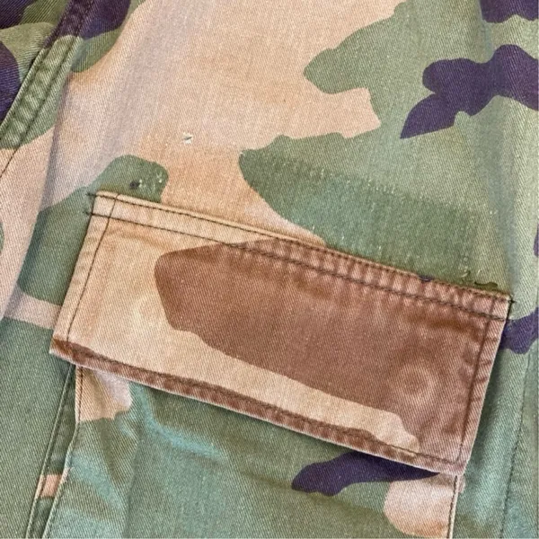 US Army Camo Jacket Military Camouflage Green M - Image 6