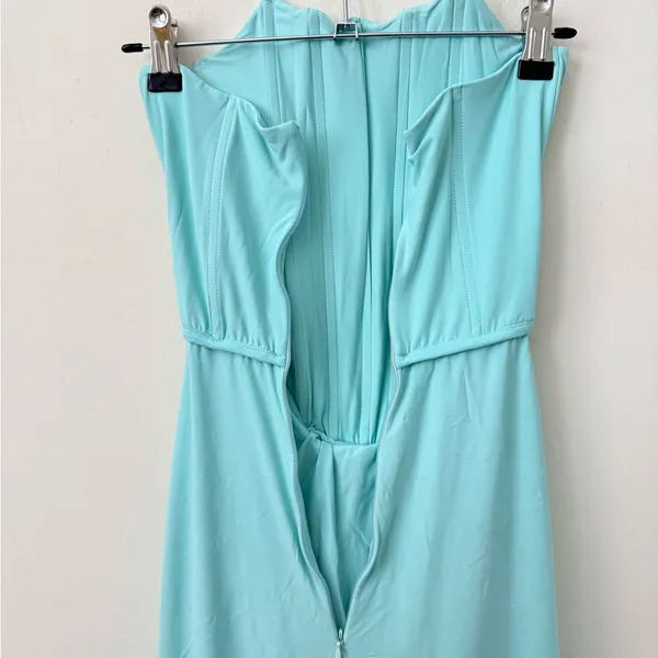 Deme By Gabriella X Revolve Pearl Gown Long Dress Size S flaw - Image 6