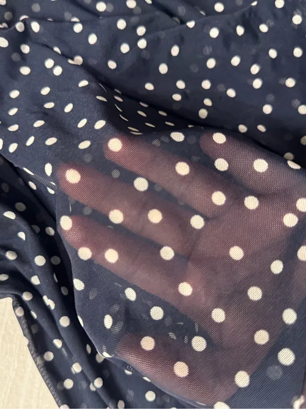 Merona Sheer Polka Dot Strapless Swim Top - Image 4