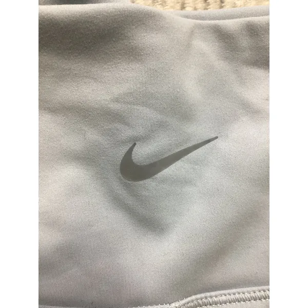 Nike One Dri-FIT High Rise 8" Bike Shorts Light Blue FZ6758-440‎ Womens XS NWT - Image 4