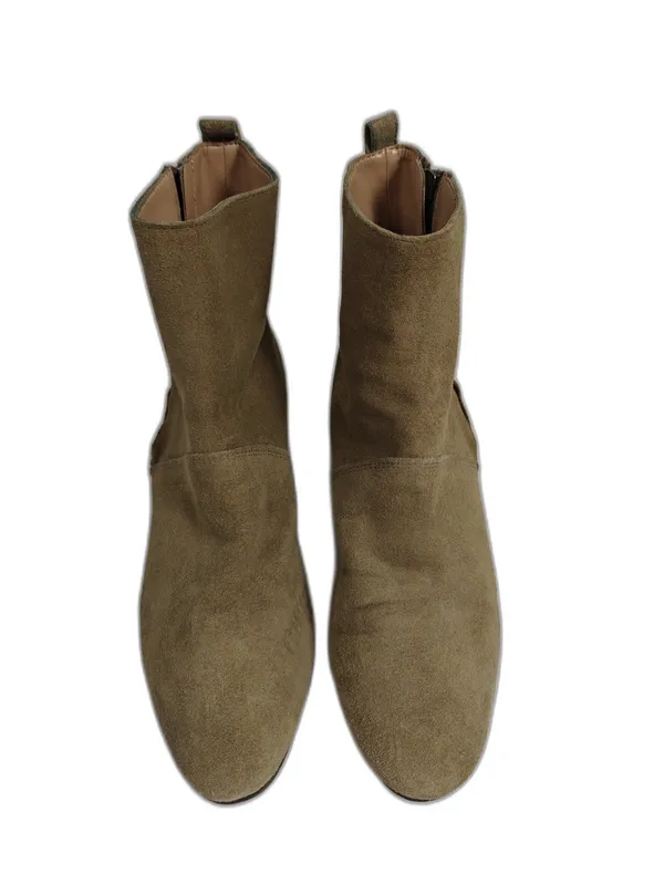 Women Banana Republic Suede Ankle Boots Tan Size 6.5M - Image 2