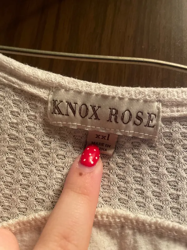 Knox Rose White Sweater Knit - Image 3