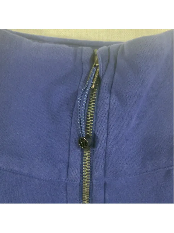 Lululemon Scuba Oversized Funnel Neck Half Zip Sweatshirt Charged Indigo XS/S - Image 3
