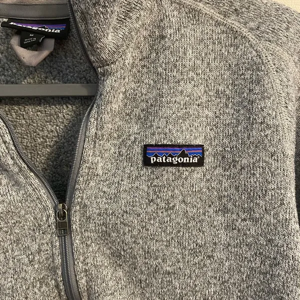 Women's Patagonia Better Sweater 1/4 Zip Gray 25618 Size Medium - Image 3