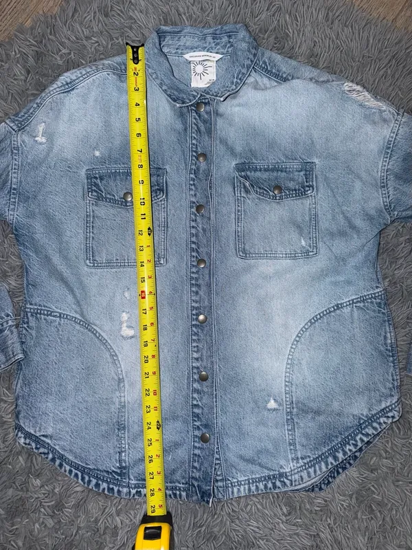 American Eagle Offline by Aerie Oversized Denim Jean Jacket - Image 4