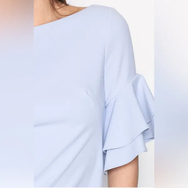 🛎️ Clearance Lauren Ralph Lauren Silvana Dress BabyBlue Color Size 4 - Image 5